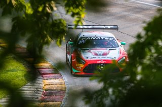 #63 Mercedes-AMG GT3 of David Askew and Ryan Dalziel, DXDT Racing, Fanatec GT World Challenge America powered by AWS, Pro-Am, SRO America, Road America, Elkhart Lake, Aug 2021.
 | Sarah Weeks/SRO             