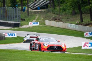 #04 Mercedes-AMG GT3 of George Kurtz and Colin Braun, DXDT Racing, Fanatec GT World Challenge America powered by AWS, Pro-Am, SRO America, Road America, Elkhart Lake, Aug 2021. | SRO Motorsports Group