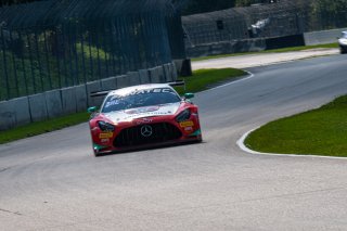 #63 Mercedes-AMG GT3 of David Askew and Ryan Dalziel, DXDT Racing, Fanatec GT World Challenge America powered by AWS, Pro-Am, SRO America, Road America, Elkhart Lake, Aug 2021.
 | SRO Motorsports Group