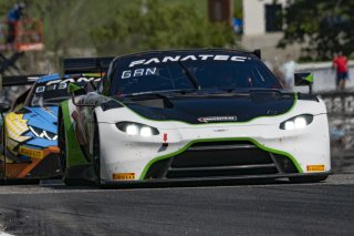 #12 Aston Martin Vantage AMR GT3 of Drew Staveley and Frank Gannett, Ian Lacy Racing, Fanatec GT World Challenge America powered by AWS, Pro-Am, SRO America, Road America, Elkhart Lake, WI Aug 2021. | Brian Cleary/SRO