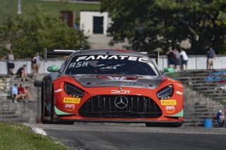 #63 Mercedes-AMG GT3 of David Askew and Ryan Dalziel, DXDT Racing, Fanatec GT World Challenge America powered by AWS, Pro-Am, SRO America, Road America, Elkhart Lake, Aug 2021.
 | Brian Cleary/SRO