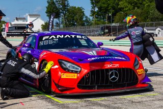 #19 Mercedes-AMG GT3 of Erin Vogel and Michael Cooper, DXDT Racing, Fanatec GT World Challenge America powered by AWS, Pro-Am, SRO America, Road America, Elkhart Lake, Aug 2021.
 | Sarah Weeks/SRO             