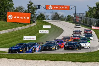 #20 Porsche 911 GT3-R of Fred Poordad and Jan Heylen, Wright Motorsports, Fanatec GT World Challenge America powered by AWS, Pro-Am, SRO America, Road America, Elkhart Lake, WI, Aug 2021. | SRO Motorsports Group