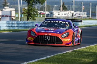 #19 Mercedes-AMG GT3 of Erin Vogel and Michael Cooper, DXDT Racing, GTWCA Pro-Am, SRO America, Watkins Glen International Raceway, Watkins Glen, NY, September 2021. | SRO Motorsports Group