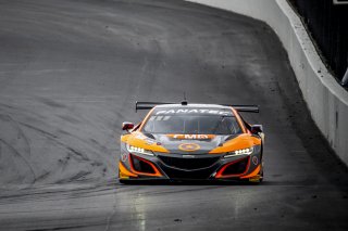 #77 Acura NSX GT3 Evo of Ashton Harrison, Matt McMurry and Mario Farnbacher, Compass Racing, GTWCA Pro-Am, IGTC Silver Cup, SRO, Indianapolis Motor Speedway, Indianapolis, IN, USA, October 2021 | Brian Cleary/SRO