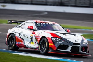 #68 Toyota GR Supra GT4 of Kevin Conway, John Geesbreght and Jack Hawksworth, Smooge Racing, Intercontinental GT Challenge, GT4\SRO, Indianapolis Motor Speedway, Indianapolis, IN, USA, October 2021 | Fabian Lagunas/SRO