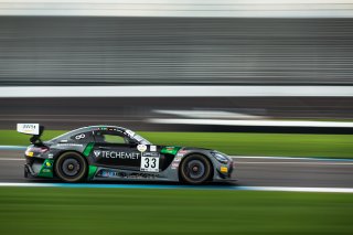 #33 Mercedes-AMG GT3 of Russell Ward, Phillip Ellis and Marvin Dienst, Winward Racing, GTWCA Pro, IGTC GT3 Silver Cup, SRO, Indianapolis Motor Speedway, Indianapolis, IN, USA, October 2021 | Fabian Lagunas/SRO