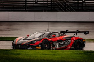 #70 McLaren 720S GT3 of Brendan Iribe, Ollie Millroy, and Kevin Madsen, inception racing, GTWCA Pro-Am, IGTC Pro Am, SRO, Indianapolis Motor Speedway, Indianapolis, IN, USA, October 2021 | Sarah Weeks/SRO             