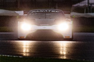 #12 Aston Martin Vantage AMR GT3 of Frank Gannett, Ian Lacy and Drew Staveley, Ian Lacy Racing, IGTC GT3 Pro-Am, SRO, Indianapolis Motor Speedway, Indianapolis, IN, USA, October 2021 | Sarah Weeks/SRO             