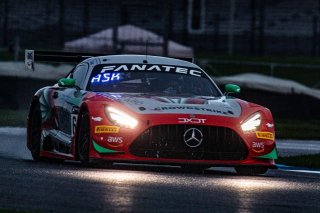 #63 Mercedes-AMG GT3 of David Askew, Ryan Dalziel and Scott Smithson, DXDT Racing, Intercontinental GT Challenge, GT3 Pro Am\SRO, Indianapolis Motor Speedway, Indianapolis, IN, USA, October 2021
 | Sarah Weeks/SRO             