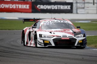 #37 Audi R8 LMS GT3 of Robin Frijns, Nico Muller and Mattia Drudi, Audi Sport Team WRT, IGTC Pro, SRO, Indianapolis Motor Speedway, Indianapolis, IN, USA, October 2021 | Brian Cleary/SRO