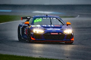 #8 Audi R8 LMS GT4 of Elias Sabo, Joel Miller and Andy Lee, GMG Racing, Intercontinental GT Challenge, GT4\SRO, Indianapolis Motor Speedway, Indianapolis, IN, USA, October 2021
 | Brian Cleary/SRO