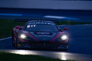 #70 McLaren 720S GT3 of Brendan Iribe, Ollie Millroy, and Kevin Madsen, inception racing, GTWCA Pro-Am, IGTC Pro Am, SRO, Indianapolis Motor Speedway, Indianapolis, IN, USA, October 2021 | Brian Cleary/SRO