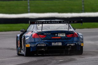 #96 BMW F13 M6 GT3 of Michael Dinan, Robby Foley and Connor De Phillippi, Turner Motorsport, GTWCA Pro. IGTC Pro, SRO, Indianapolis Motor Speedway, Indianapolis, IN, USA, October 2021 | Sarah Weeks/SRO             