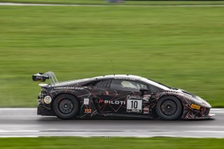 #10 Lamborghini Huracan GT3 Evo of Bill Sweedler, John Megrue, and Giacomo Altoe, TR3 Racing, IGTC GT3 Pro-Am, SRO, Indianapolis Motor Speedway, Indianapolis, IN, USA, October 2021 | Brian Cleary/SRO