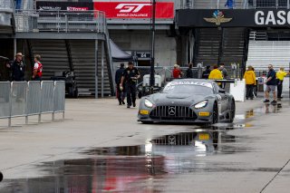 #33 Mercedes-AMG GT3 of Russell Ward, Phillip Ellis and Marvin Dienst, Winward Racing, GTWCA Pro, IGTC GT3 Silver Cup, SRO, Indianapolis Motor Speedway, Indianapolis, IN, USA, October 2021 | Brian Cleary/SRO