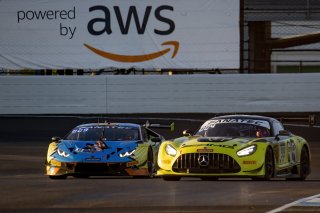 #99 Mercedes-AMG GT3 of Maro Engel, Luca Stolz and Jules Gounon, Mercedes-AMG Team Craft-Bamboo Racing, IGTC Pro, SRO, Indianapolis Motor Speedway, Indianapolis, IN, USA, October 2021 | Brian Cleary/SRO