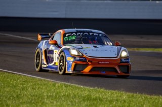 #7 Porsche 718 Cayman GT4 CS MR of Sam Owen, Sean Gibbons and Pippa Mann, NolaSport with OGH, Intercontinental GT Challenge, GT4\SRO, Indianapolis Motor Speedway, Indianapolis, IN, USA, October 2021
 | Brian Cleary/SRO