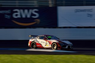 #68 Toyota GR Supra GT4 of Kevin Conway, John Geesbreght and Jack Hawksworth, Smooge Racing, Intercontinental GT Challenge, GT4\SRO, Indianapolis Motor Speedway, Indianapolis, IN, USA, October 2021
 | Brian Cleary/SRO