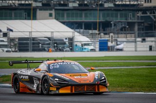 #59 McLaren 720 S GT3 of Paul Holton, Rob Bell and Ben Barnicoat, Crucial Motorsports, IGTC Pro, SRO, Indianapolis Motor Speedway, Indianapolis, IN, USA, October 2021 | SRO Motorsports Group