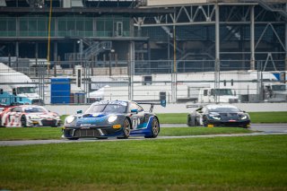 #20 Porsche GT3-R (991.2) of Fred Poordad, Jan Heylen, and Max Root, Wright Motorsports, GTWCA Pro-Am, IGTC Silver Cup, SRO, Indianapolis Motor Speedway, Indianapolis, IN, USA, October 2021 | SRO Motorsports Group