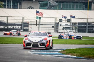 #68 Toyota GR Supra GT4 of Kevin Conway, John Geesbreght and Jack Hawksworth, Smooge Racing, Intercontinental GT Challenge, GT4\SRO, Indianapolis Motor Speedway, Indianapolis, IN, USA, October 2021
 | SRO Motorsports Group