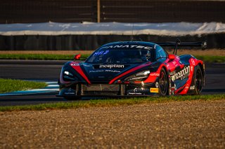 #70 McLaren 720S GT3 of Brendan Iribe, Ollie Millroy, and Kevin Madsen, inception racing, GTWCA Pro-Am, IGTC Pro Am, SRO, Indianapolis Motor Speedway, Indianapolis, IN, USA, October 2021 | SRO Motorsports Group