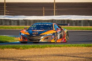 #77 Acura NSX GT3 Evo of Ashton Harrison, Matt McMurry and Mario Farnbacher, Compass Racing, GTWCA Pro-Am, IGTC Silver Cup, SRO, Indianapolis Motor Speedway, Indianapolis, IN, USA, October 2021 | SRO Motorsports Group
