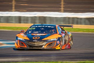#77 Acura NSX GT3 Evo of Ashton Harrison, Matt McMurry and Mario Farnbacher, Compass Racing, GTWCA Pro-Am, IGTC Silver Cup, SRO, Indianapolis Motor Speedway, Indianapolis, IN, USA, October 2021 | SRO Motorsports Group