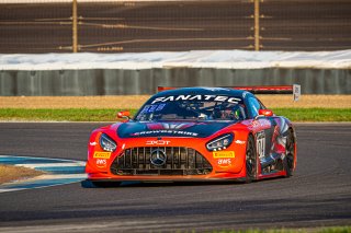 #04 Mercedes-AMG GT3 of George Kurtz, Colin Braun and Ben Keating, DXDT Racing, GTWCA, Pro-Am, IGTC, GT3 Pro-Am, SRO, Indianapolis Motor Speedway, Indianapolis, IN, USA, October 2021 | SRO Motorsports Group