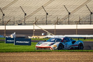 #61 Ferrari 488 GT3 of Jean-Claude Saada, Conrad Grunewald and Mark Kvamme, AF Corse, GTWCA Am, IGTC Am, SRO, Indianapolis Motor Speedway, Indianapolis, IN, USA, October 2021 | SRO Motorsports Group