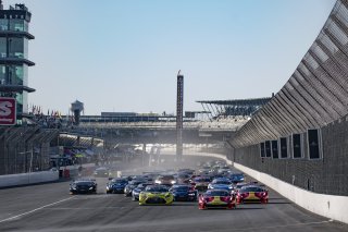 Race Start, SRO, Indianapolis Motor Speedway, Indianapolis, IN, USA, October 2021 | SRO Motorsports Group