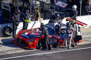 #04 Mercedes-AMG GT3 of George Kurtz, Colin Braun and Ben Keating, DXDT Racing, GTWCA, Pro-Am, IGTC, GT3 Pro-Am, SRO, Indianapolis Motor Speedway, Indianapolis, IN, USA, October 2021 | Brian Cleary/SRO