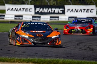 #77 Acura NSX GT3 Evo of Ashton Harrison, Matt McMurry and Mario Farnbacher, Compass Racing, GTWCA Pro-Am, IGTC Silver Cup, SRO, Indianapolis Motor Speedway, Indianapolis, IN, USA, October 2021 | Bob Chapman     