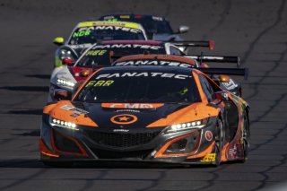 #77 Acura NSX GT3 Evo of Ashton Harrison, Matt McMurry and Mario Farnbacher, Compass Racing, GTWCA Pro-Am, IGTC Silver Cup, SRO, Indianapolis Motor Speedway, Indianapolis, IN, USA, October 2021 | Bob Chapman     