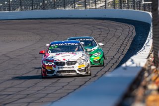 #36 BMW M4 GT4 of Bill Auberlen, James Clay and Chandler Hull, BimmerWorld, Intercontinental GT Challenge, GT4\SRO, Indianapolis Motor Speedway, Indianapolis, IN, USA, October 2021 | SRO Motorsports Group