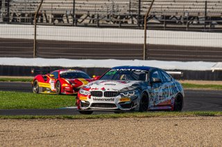 #36 BMW M4 GT4 of Bill Auberlen, James Clay and Chandler Hull, BimmerWorld, Intercontinental GT Challenge, GT4\SRO, Indianapolis Motor Speedway, Indianapolis, IN, USA, October 2021 | SRO Motorsports Group
