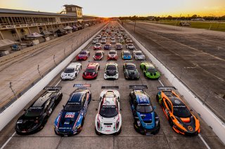 Field, SRO America, Sebring International Raceway, Sebring, FL, September 2021. | Regis Lefebure/SRO