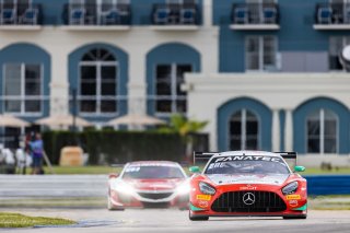 #63 Mercedes-AMG GT3 of David Askew and Ryan Dalziel, DXDT Racing, Fanatec GT World Challenge America powered by AWS, Pro-Am, SRO America, Sebring International Raceway, Sebring, FL, September 2021.
 | Regis Lefebure/SRO