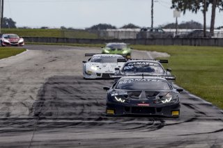 #3 Lamborghini Huracan GT3 of Jordan Pepper and Andrea Caldarelli, K-PAX Racing, GTWCA Pro, Sebring International Raceway, Sebring, FL, September 2021. | Brian Cleary/SRO