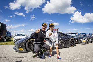 #3 Lamborghini Huracan GT3 of Jordan Pepper and Andrea Caldarelli, K-PAX Racing, GTWCA Pro, Sebring International Raceway, Sebring, FL, September 2021. | Brian Cleary/SRO
