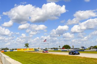 #20 Porsche 911 GT3-R of Fred Poordad and Jan Heylen, Wright Motorsports, Fanatec GT World Challenge America powered by AWS, Pro-Am, SRO America, Sebring International Raceway, Sebring, FL, September 2021.
 | Dave Green/SRO              