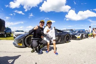 #3 Lamborghini Huracan GT3 of Andrea Caldarelli and Jordan Pepper, K-PAX Racing, GT World Challenge America, Pro, SRO America, Sebring International Raceway, Sebring, FL, September 2021. | Brian Cleary/SRO