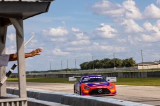 #19 Mercedes-AMG GT3 of Erin Vogel and Michael Cooper, DXDT Racing, GTWCA Pro-Am, SRO America, Sebring International Raceway, Sebring, FL, October 2021. | Regis Lefebure/SRO
