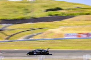 #1 Lamborghini Huracan GT3 of Jordan Pepper and Andrea Calderelli, K-Pax Racing, GT World Challenge America, Pro, SRO America, Sonoma Raceway, Sonoma, CA, April  2022.
 | @RegisLefebure.com
