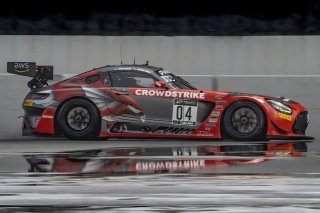 #04 Mercedes-AMG GT3 of George Kurtz and Colin Braun, Crowdstrike Racing by Riley Motorsports, GT World Challenge America, Pro-Am, SRO America, Sonoma Raceway, Sonoma, CA, April  2022.
 | Brian Cleary/SRO