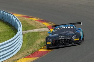 #08 Mercedes-AMG GT3 of Scott Smithson and Bryan Sellers, DXDT Racing, GT World Challenge America, Pro-Am, SRO America, Watkins Glen International raceway, Watkins Glen, NY, July 2022..
 | SRO Motorsports Group