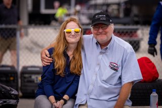 #43 Erin Cechal and her dad, RealTime Racing, GT World Challenge America, Pro-Am, SRO America, Road America, Elkhart Lake, WI, August 2022
 | Regis Lefebure/SRO