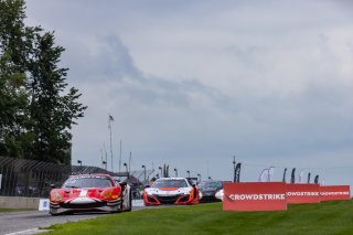 #23 Ferrari 488 GT3 of Onofrio Triarsi and Charlie Scardina, Triari Competizione, GT World Challenge America, Am, SRO America, Road America, Elkhart Lake, WI, August 2022
 | Regis Lefebure/SRO