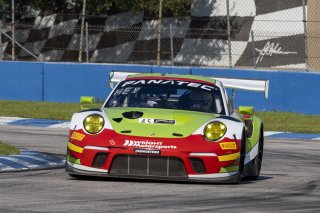 #45 Porsche 911 GT3-R (991.ii) of Charlie Luck and Jan Heylen, Wright Motorsports, GT World Challenge America, Pro-Am, SRO America, Sebring International Raceway, Sebring, FL, September 2021.
 | Brian Cleary/SRO